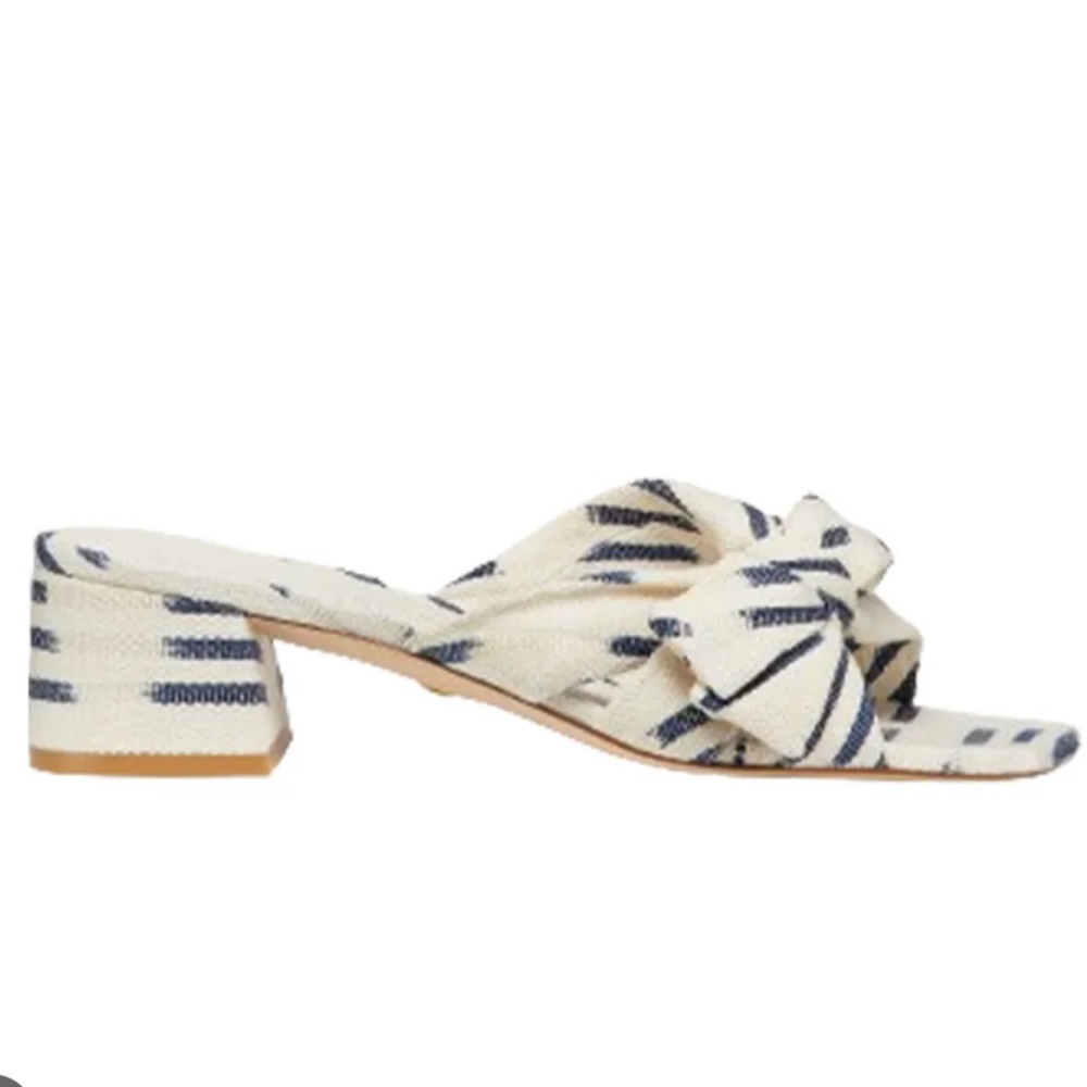 Stuart Weitzman Sofia 45 Ikat low heel Mules - Picture 2 of 11